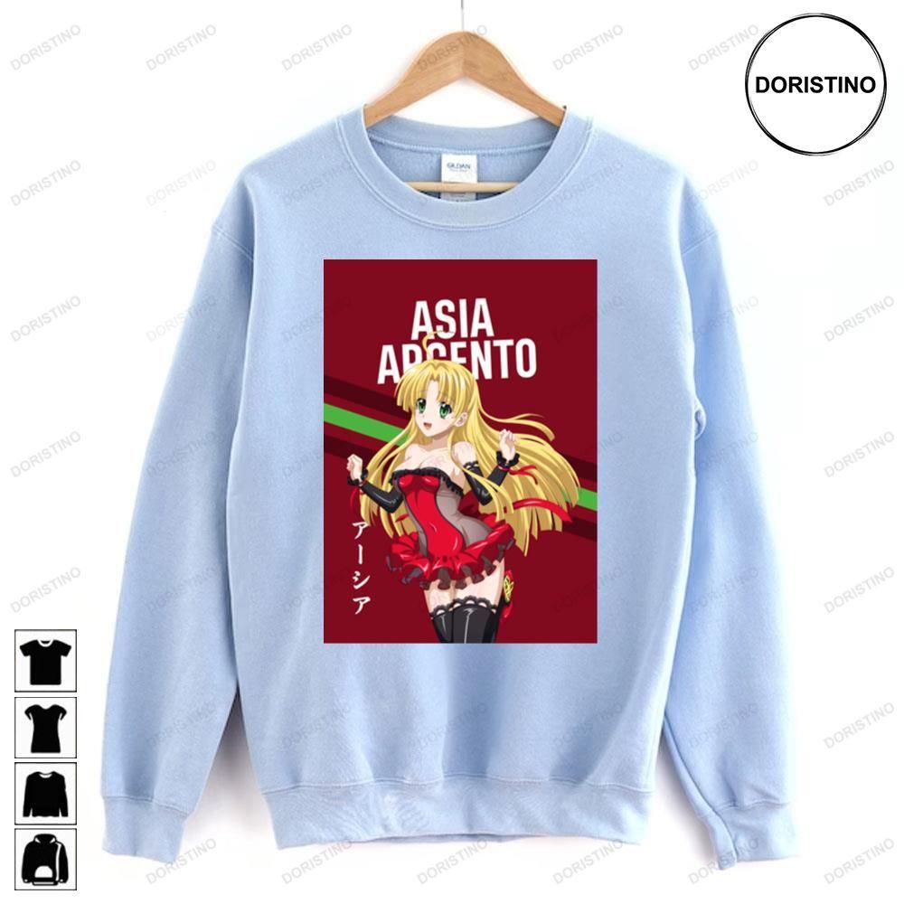 Red Art Asia Argento High School Dxd Doristino Awesome Shirts