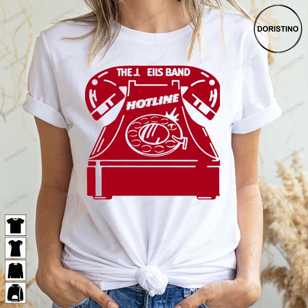 Red Art Hotline The J Geils Band Doristino Limited Edition T-shirts