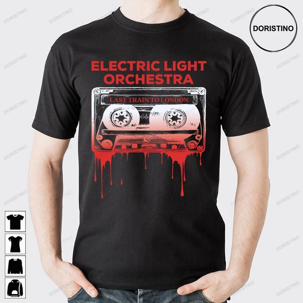 Red Art Last Train To London Electric Light Orchestra Doristino Awesome Shirts