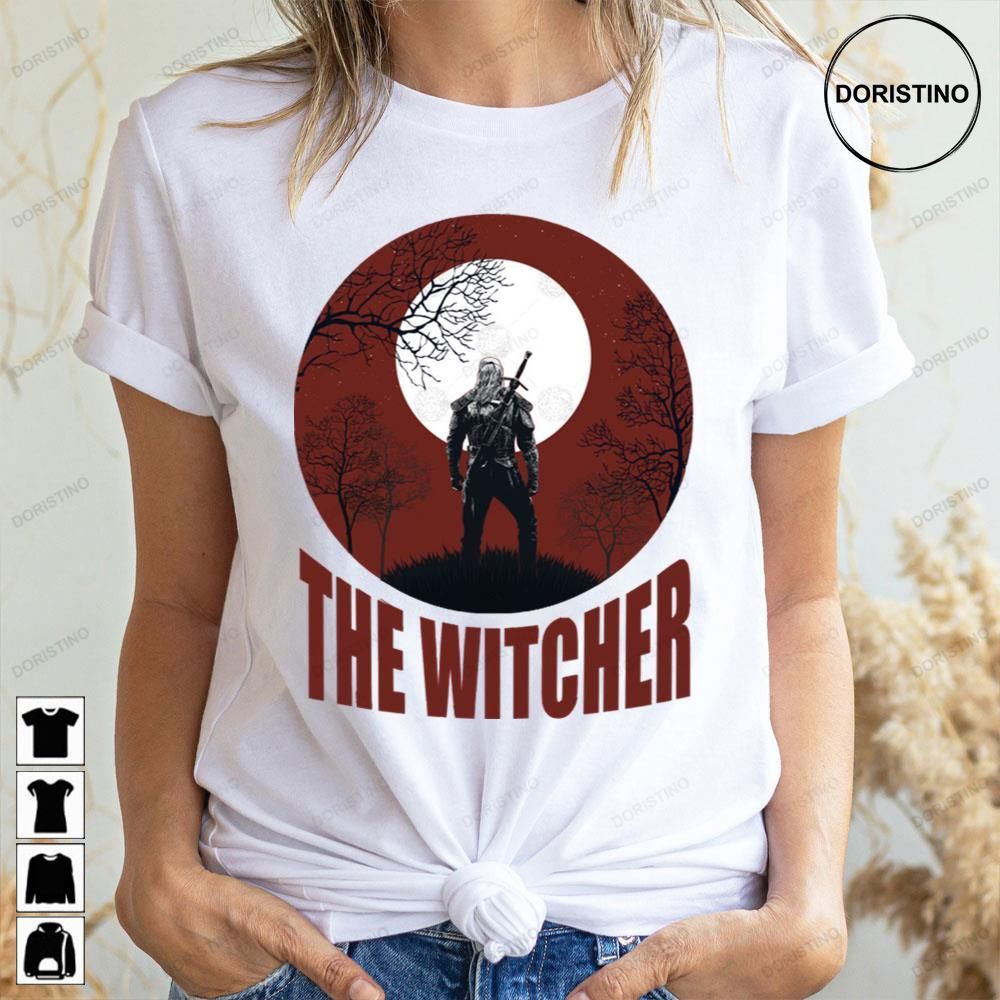Red Art Moon The Witcher Doristino Limited Edition T-shirts