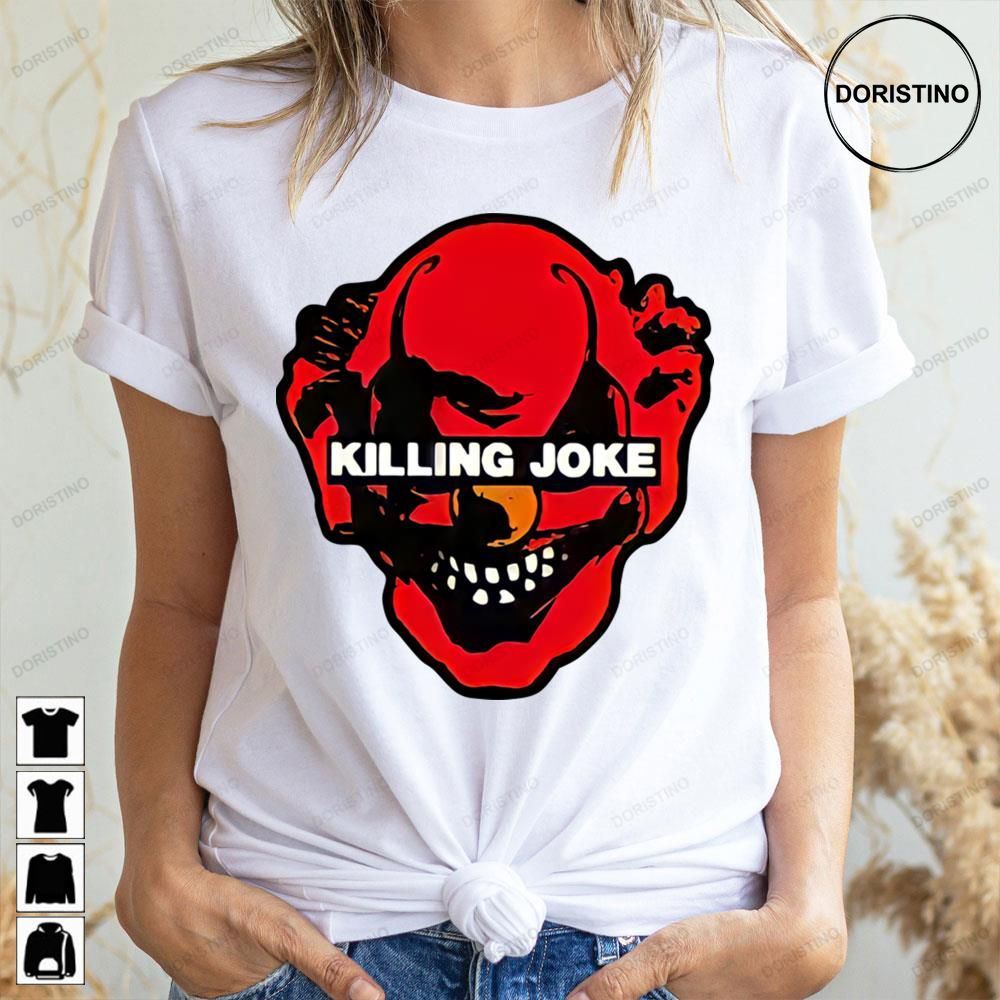 Red Art Skull Killing Joke Doristino Limited Edition T-shirts