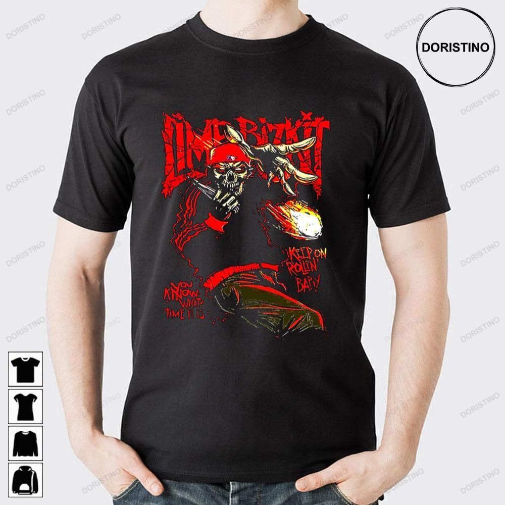 Red Art Skull Limp Bizkit Doristino Limited Edition T-shirts