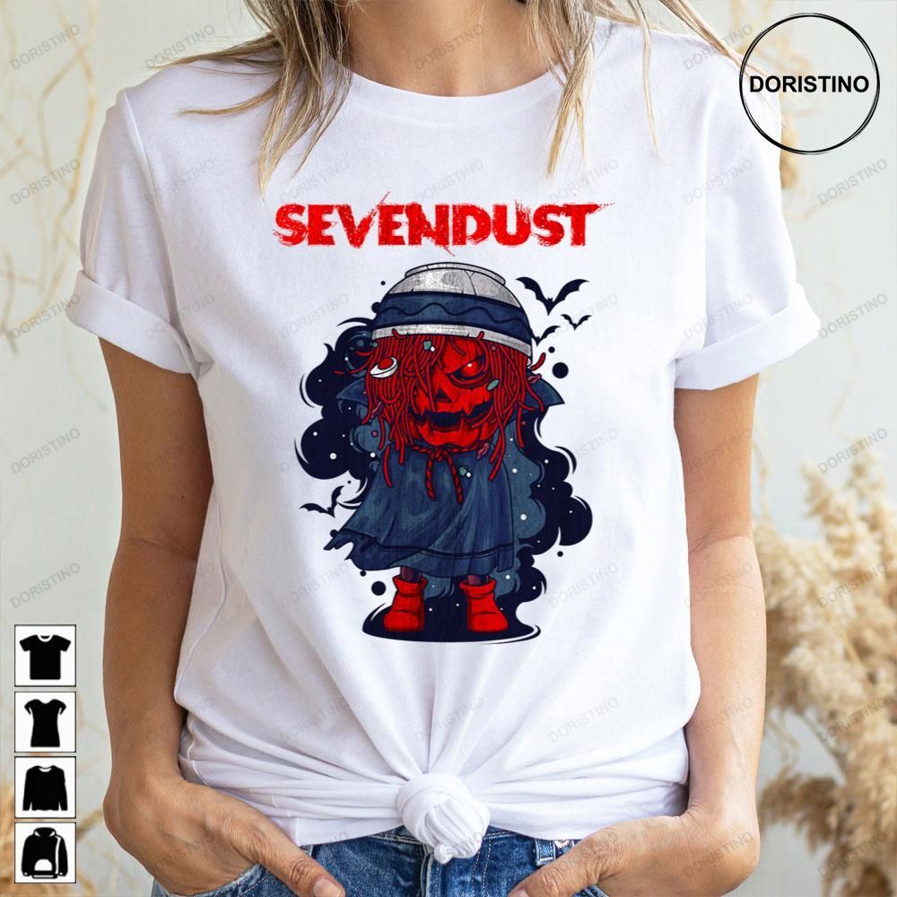 Red Art Style Dark Sevendust Doristino Limited Edition T-shirts