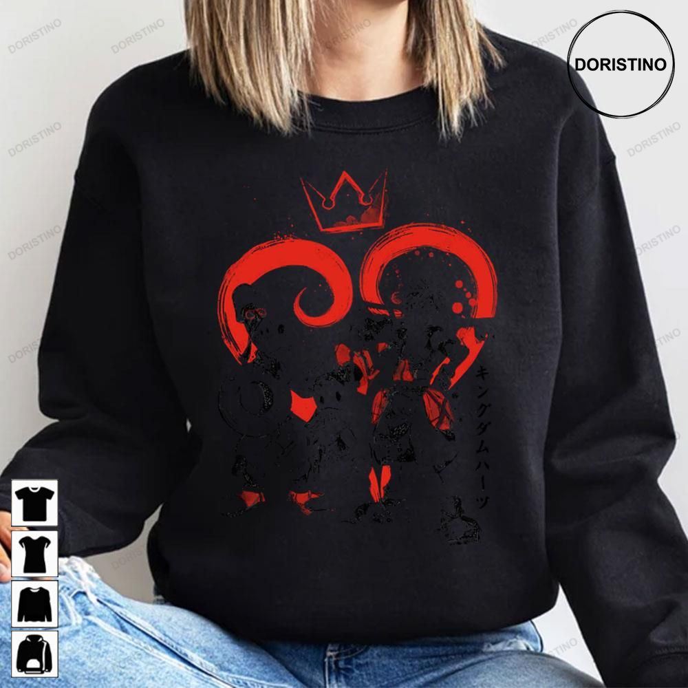 Red Art Sumie Kingdom Hearts Doristino Limited Edition T-shirts Red Art Sumie Kingdom Hearts Doristino Limited Edition T-shirts
