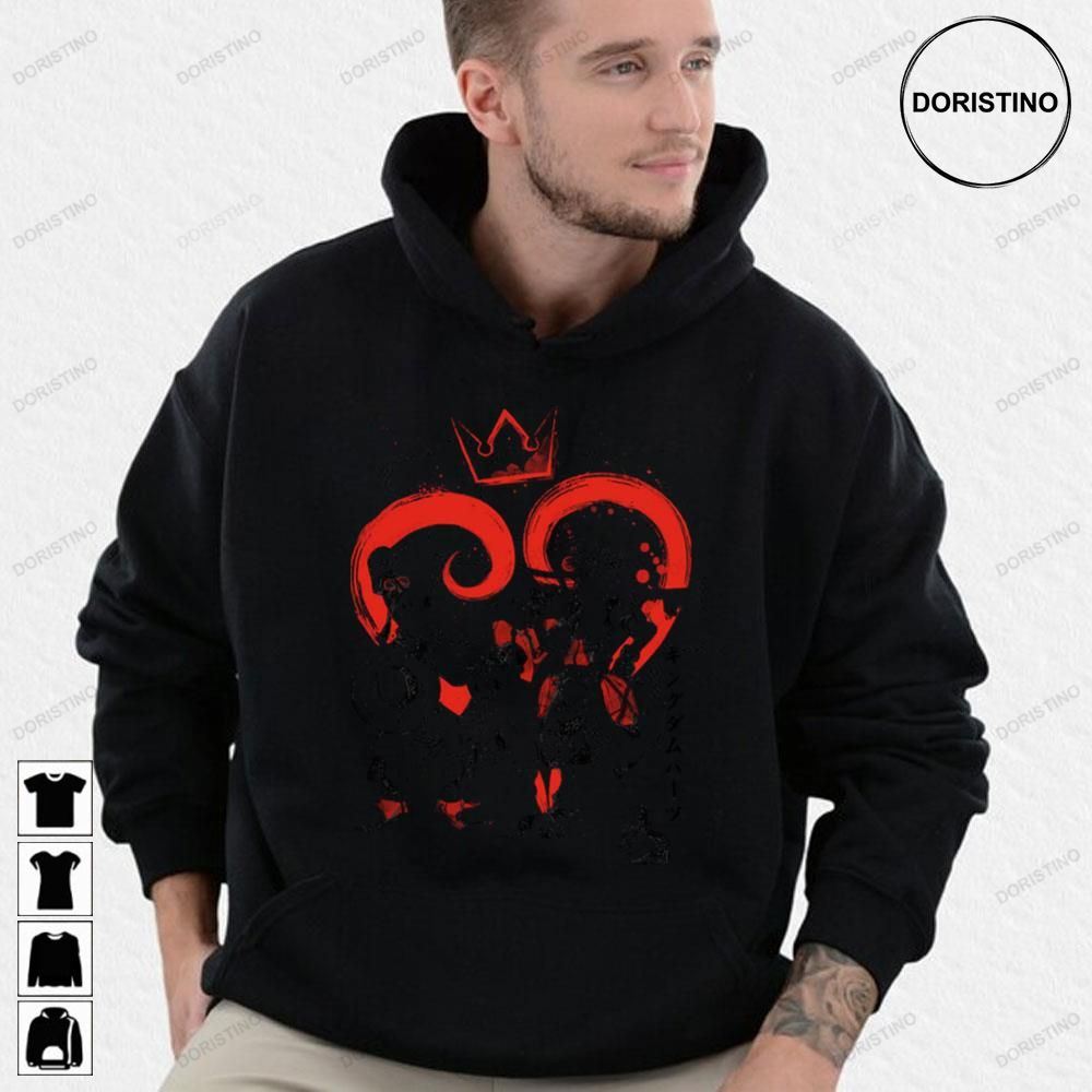 Red Art Sumie Kingdom Hearts Doristino Limited Edition T-shirts Red Art Sumie Kingdom Hearts Doristino Limited Edition T-shirts