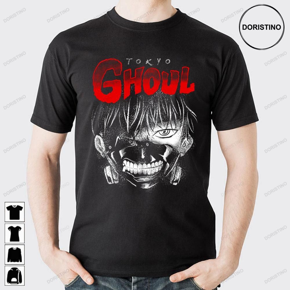 Red Art Tokyo Ghoul Logo Doristino Limited Edition T-shirts