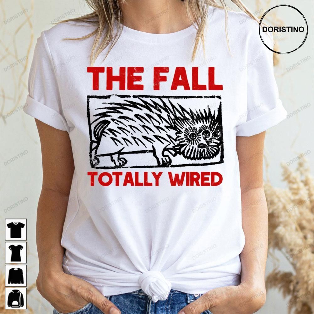 Red Black Art Totally Wired The Fall Doristino Awesome Shirts