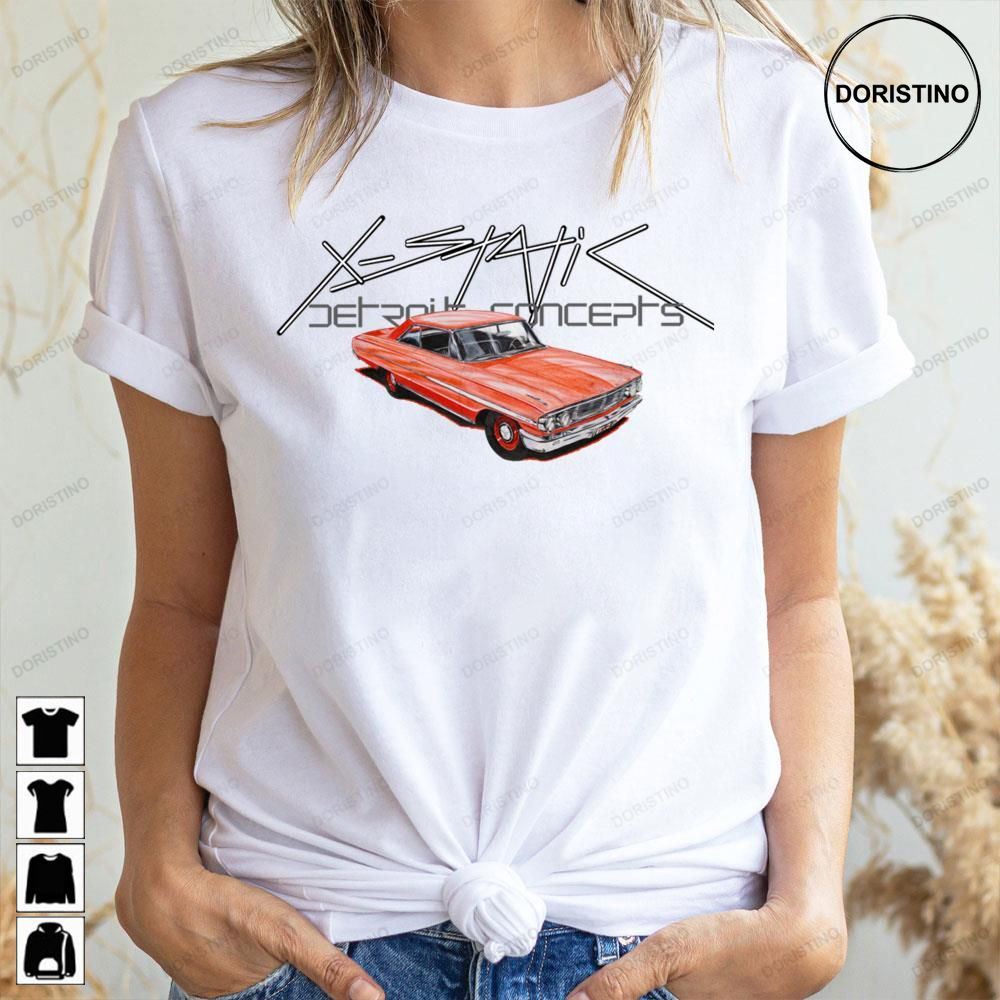 Red Car Ford Galaxie Static-x Doristino Trending Style