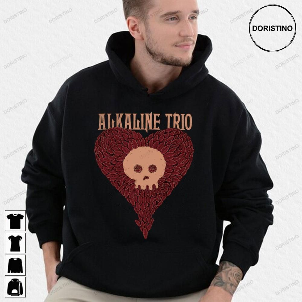 Retro Art Heart Exclusive Alkaline Trio Doristino Limited Edition T-shirts