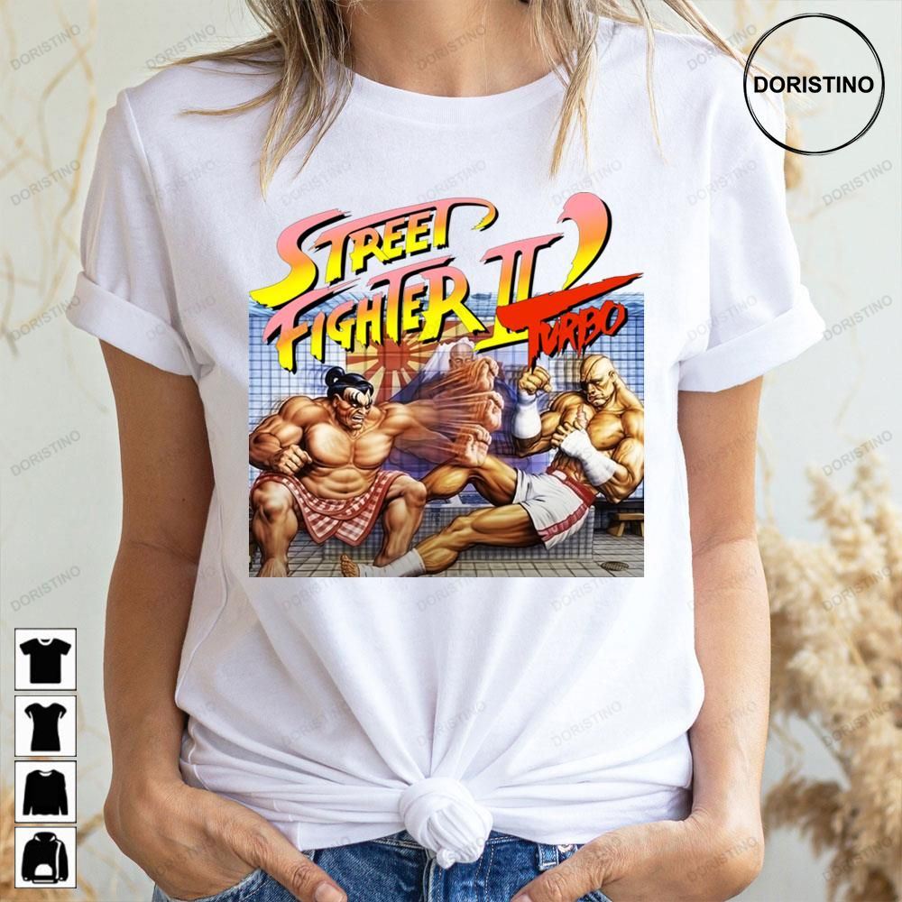 Retro Art Ii Turbo Street Fighter Doristino Awesome Shirts