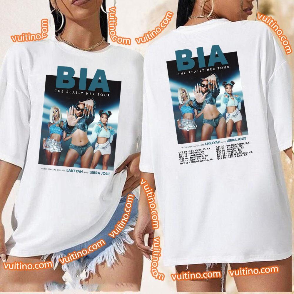 Bia The Really Her Tour Dates 2023 Double Sides Apparel