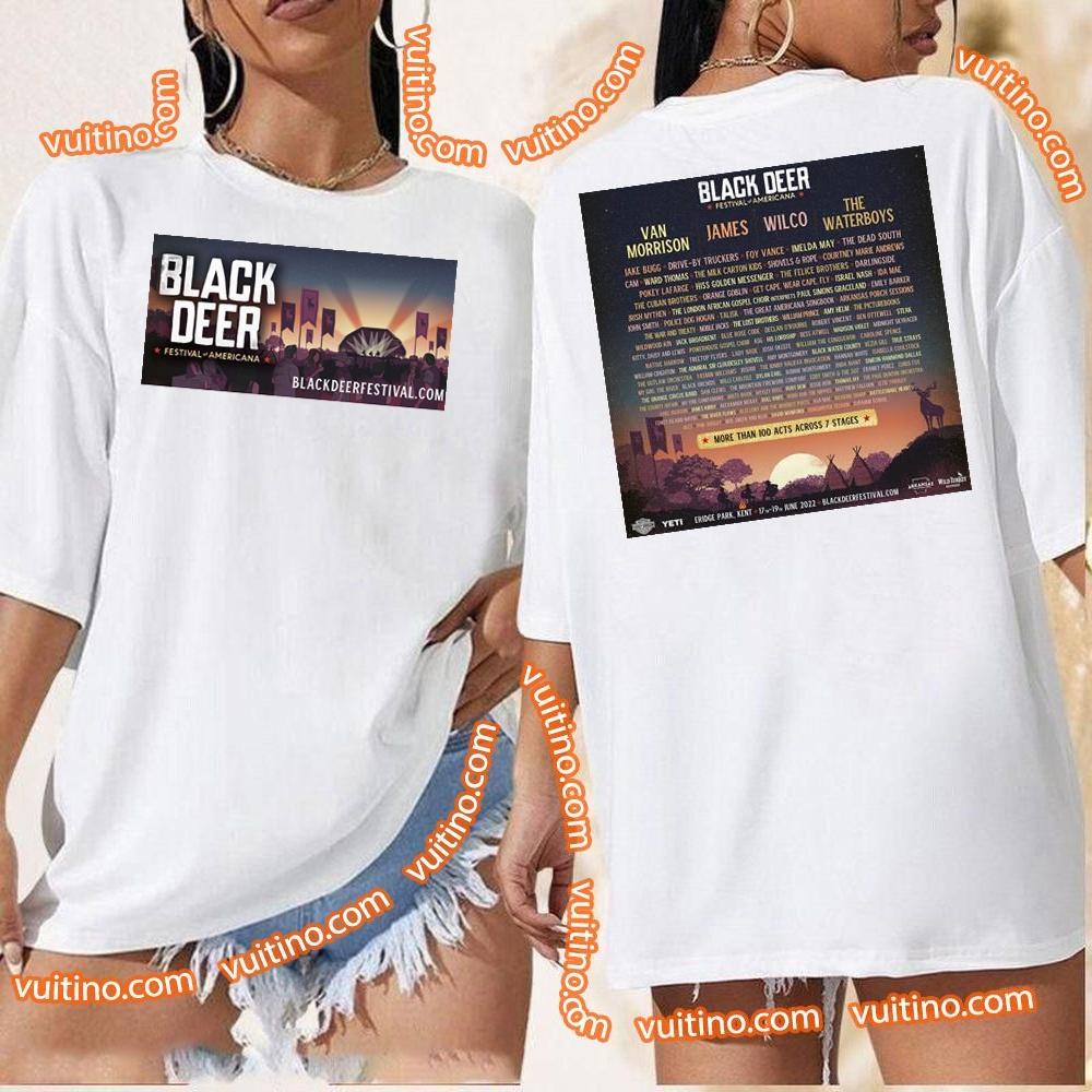 Black Deer Festival 2024 Double Sides Shirt