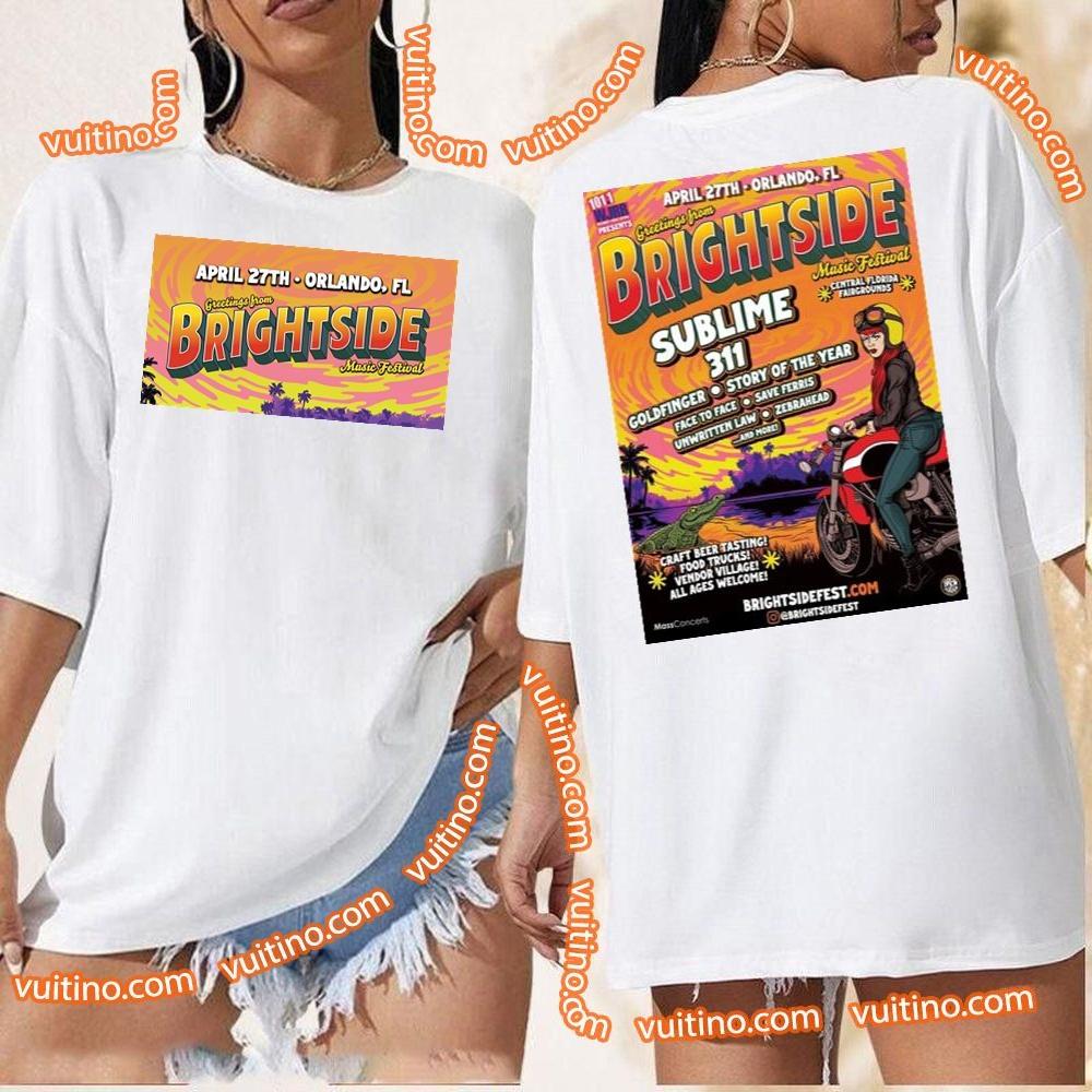 Brightside Festival 2024 Double Sides Apparel
