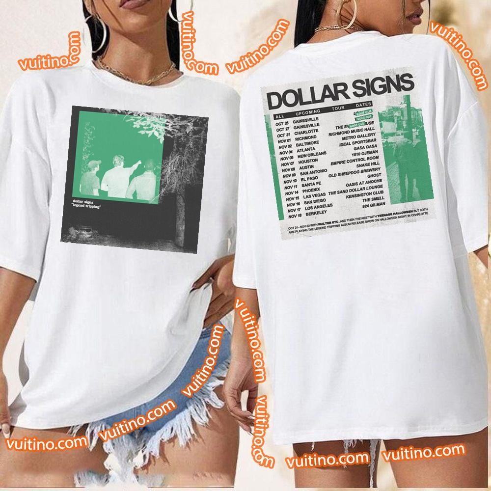 Dollar Signs Legend Tripping 2023 Album Double Sides Apparel