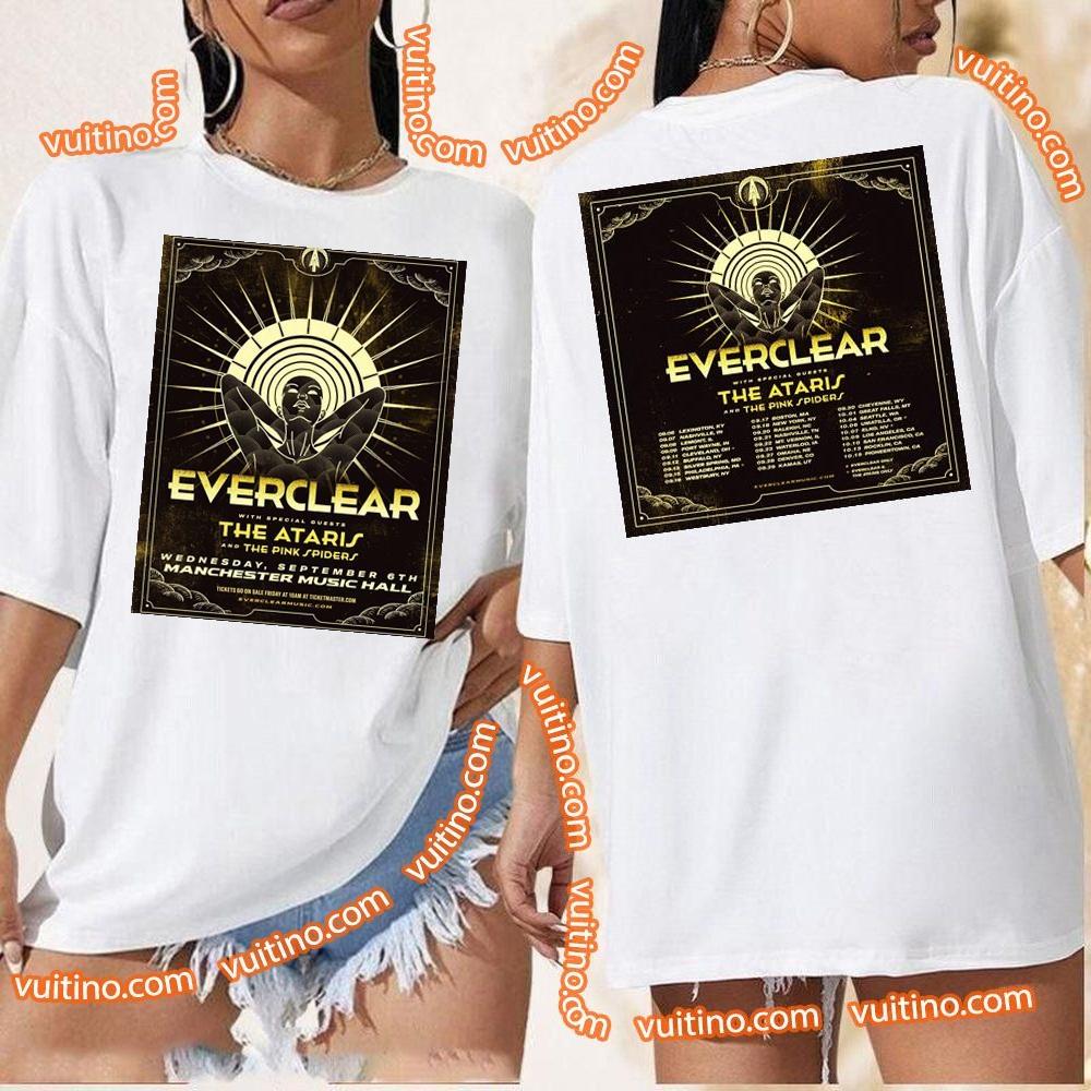 Everclear With Special Guests The Ataris And The Pink Spiers Tour 2024 Double Sides Merch