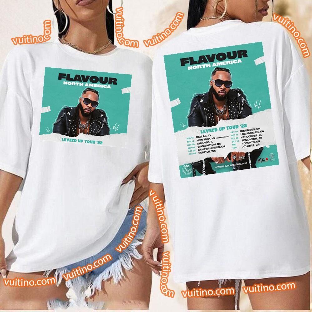 Flavour North America Leveld Up Tour 2022 Double Sides Merch