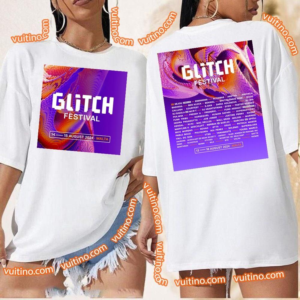 Glitch Festival 2024 Double Sides Shirt