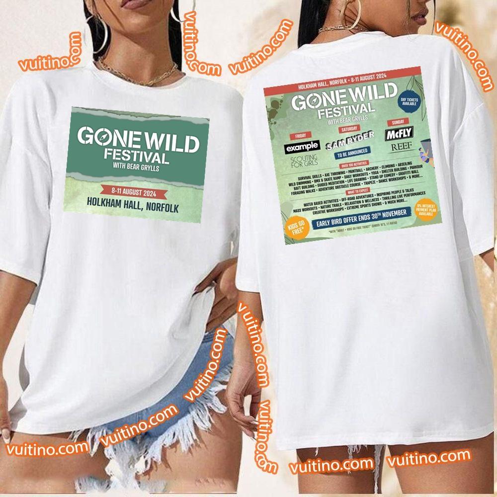Gone Wild Festival 2024 Double Sides Merch