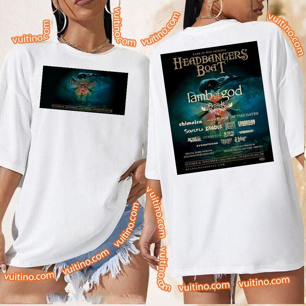 Headbangers Boat 2024 Double Sides Apparel