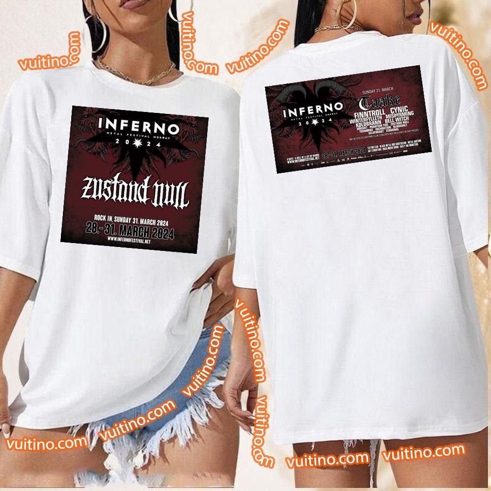 Inferno Metal Festival 2024 Double Sides Shirt