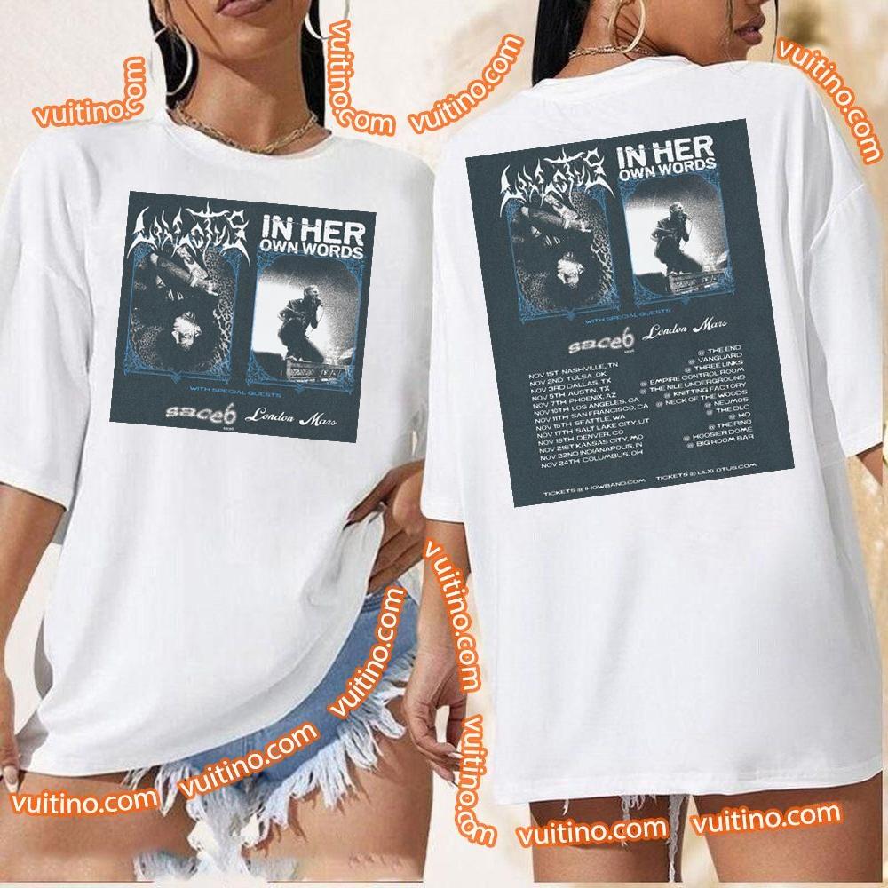 Lil Lotus In Her Own Saceb London Mar 2023 Double Sides Merch