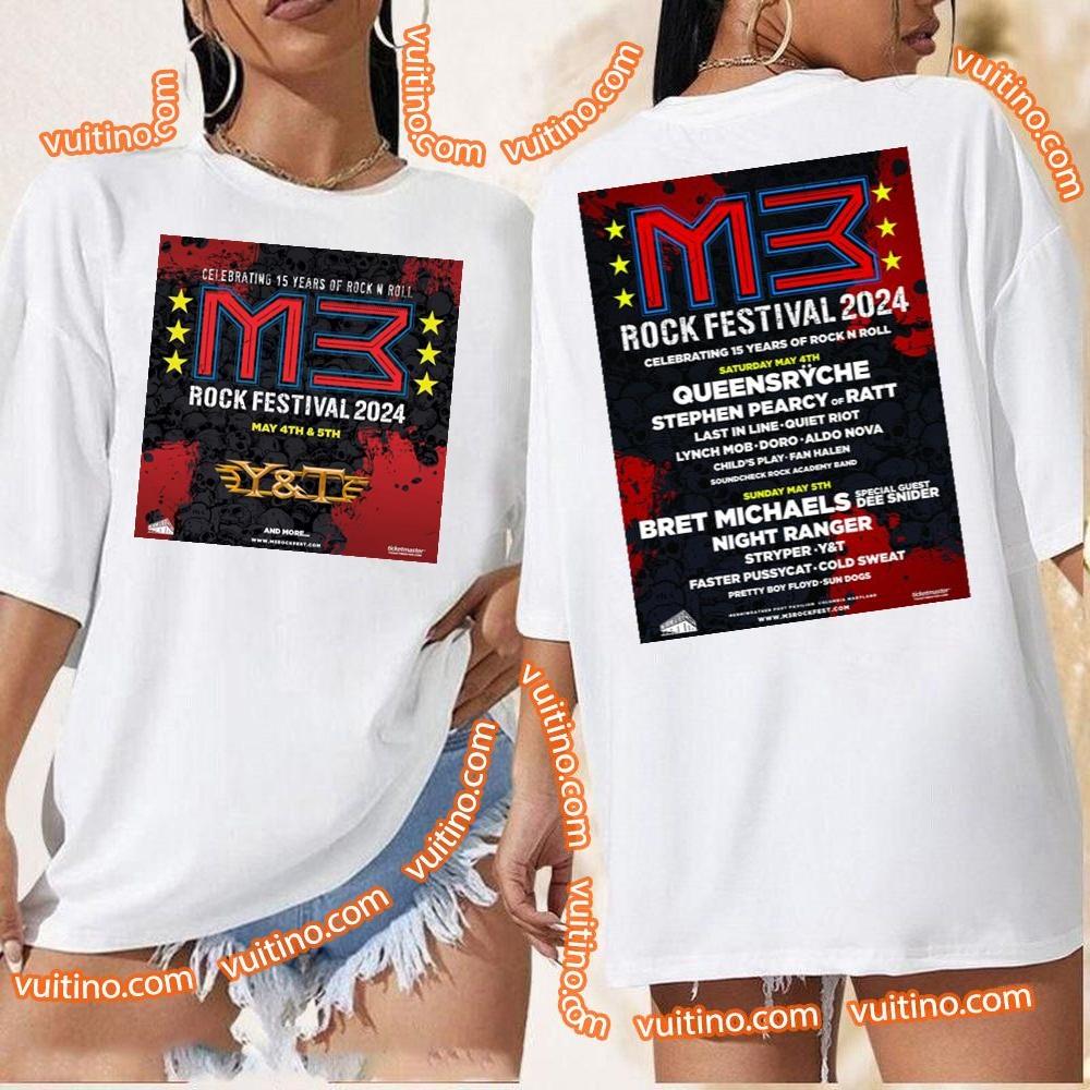 M3 Rock Festival 2024 Double Sides Shirt