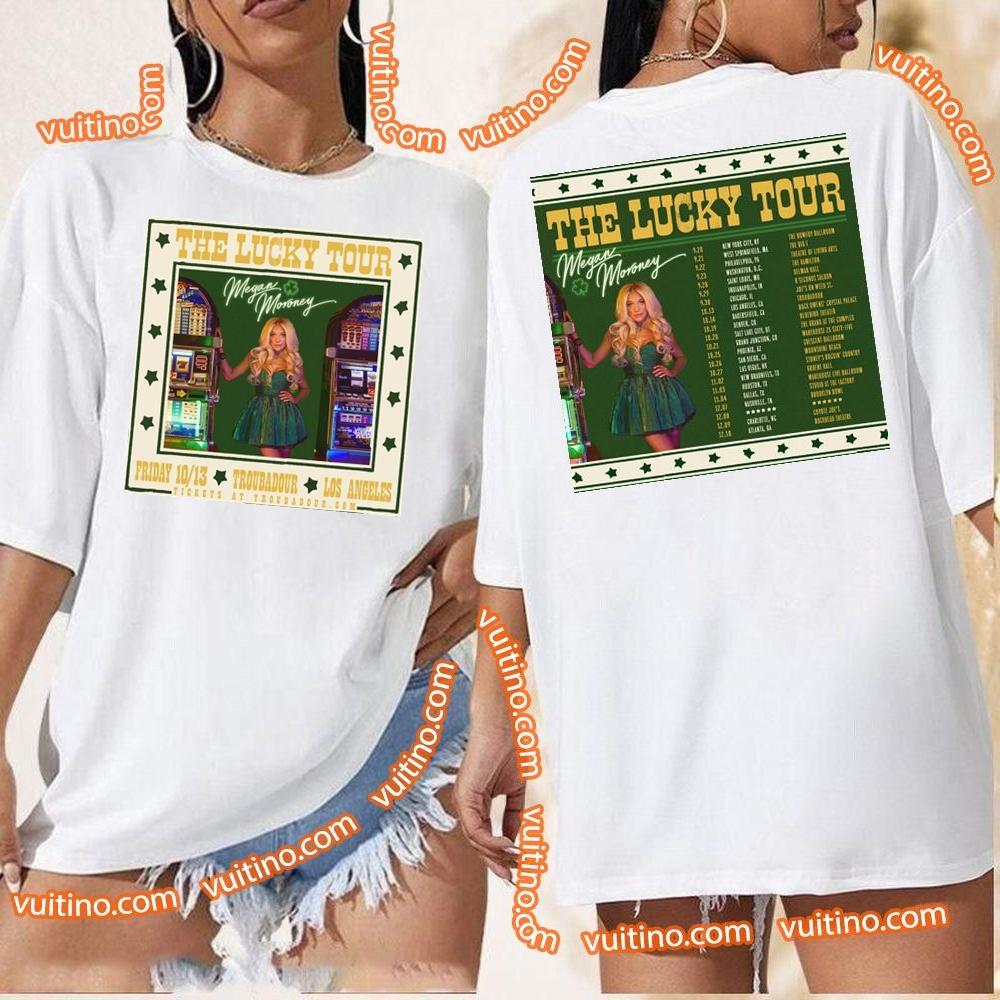 Megan Moroney The Lucky Tour Double Sides Apparel