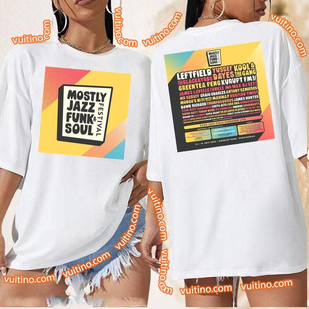 Mostly Jazz Funk Soul Festival 2024 Double Sides Shirt