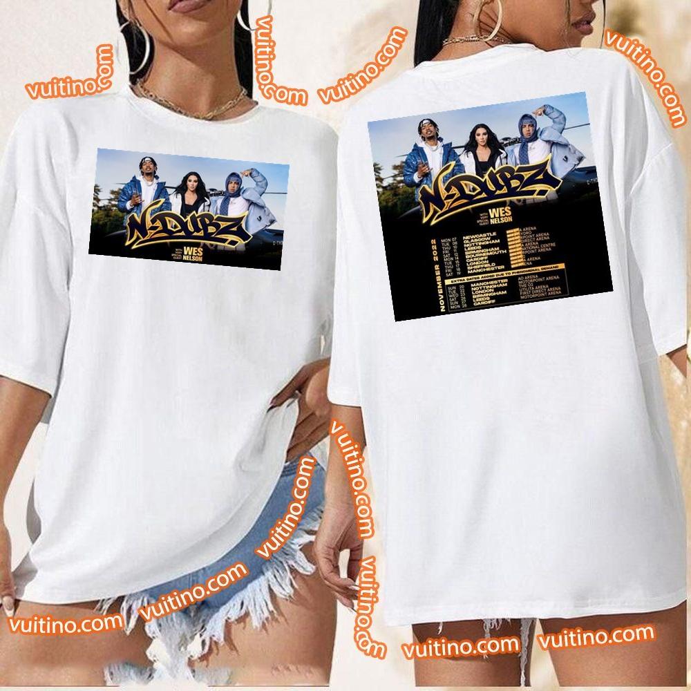 Ndubz With Wes Nelson Tour 2022 Double Sides Shirt