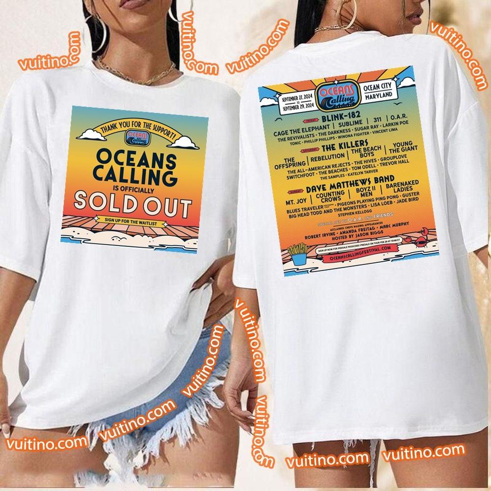 Oceans Calling Festival 2024 Double Sides Shirt