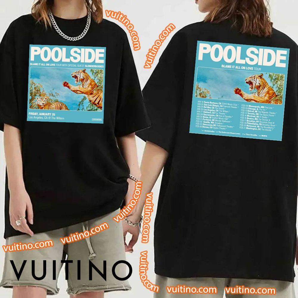 Poolside Slenderbodies 2024 Tour Double Sides Shirt