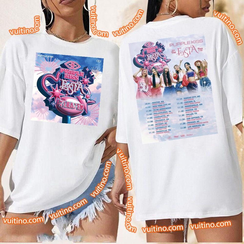 Purple Kiss Festa 2023 Tour Double Sides Shirt