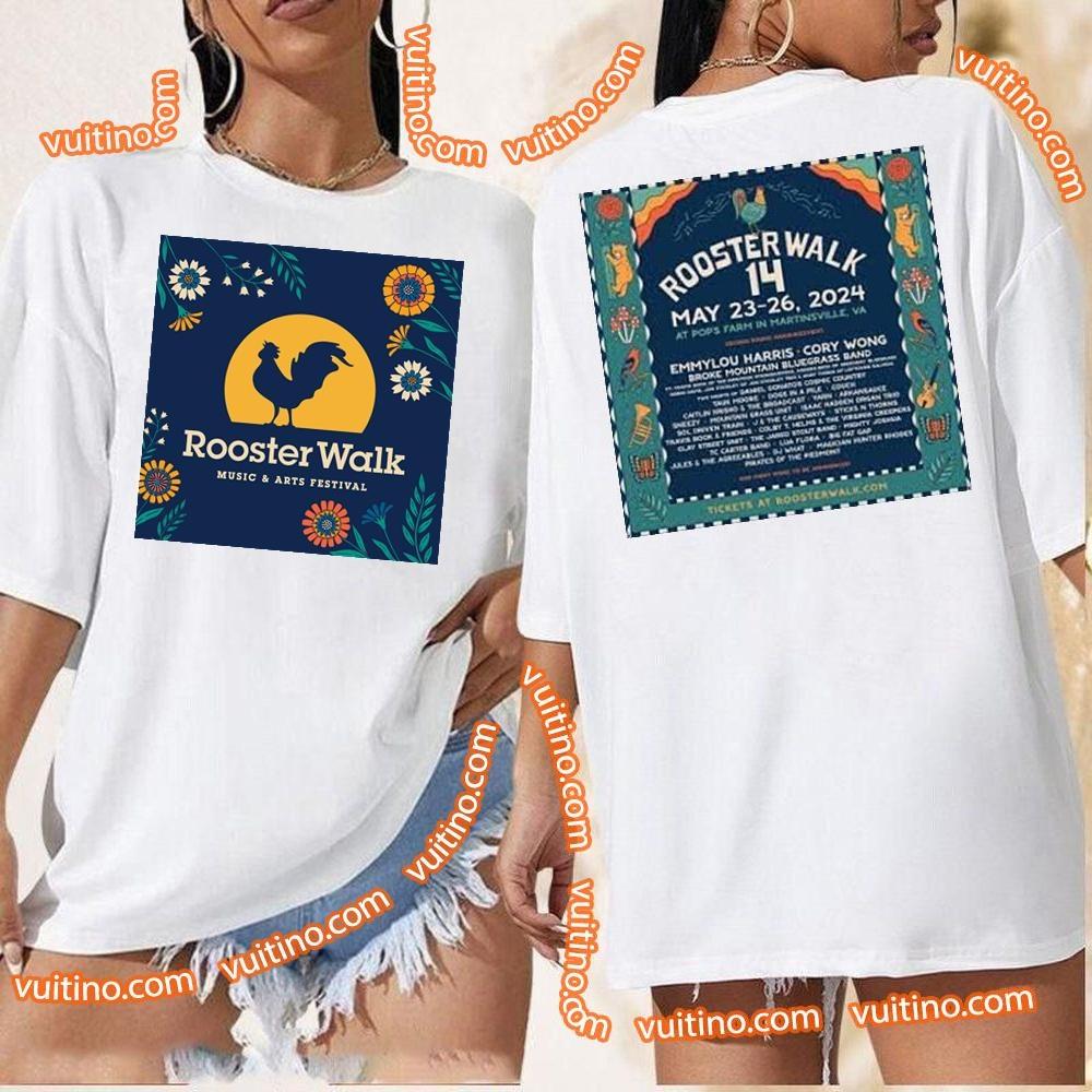 Rooster Walk 2024 Double Sides Merch