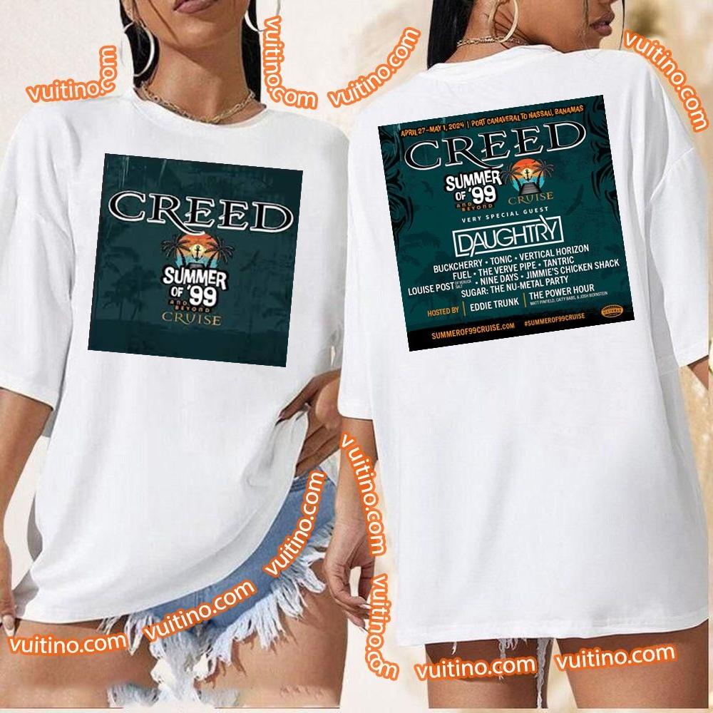 Summer Of 99 And Beyond Cruise 2024 Double Sides Merch