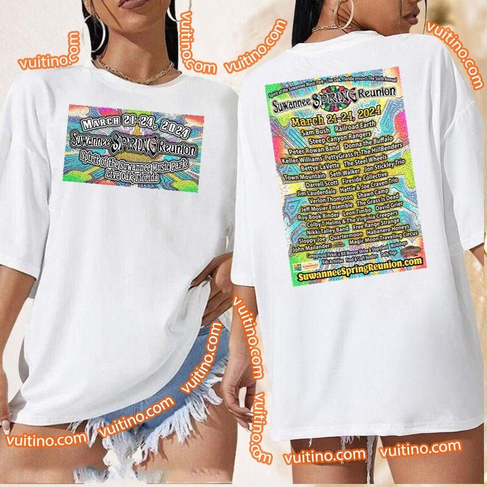 Suwannee Spring Reunion 2024 Double Sides Apparel