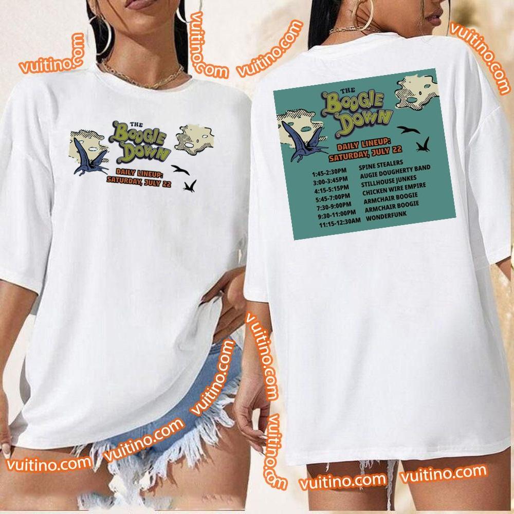 The Boogiedown Music Festival July 22 2023 Double Sides Shirt