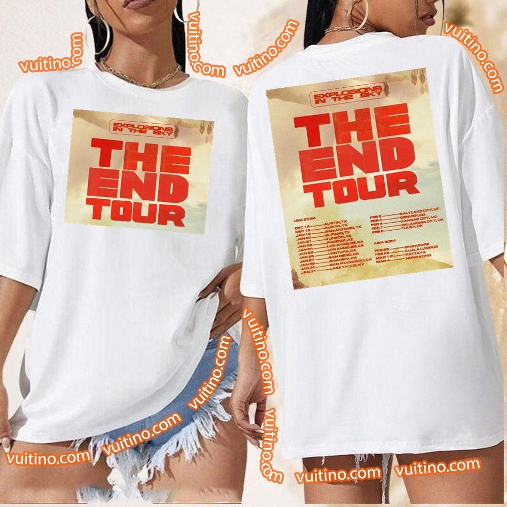 The End Tour 2024 Explosions In The Sky Double Sides Apparel