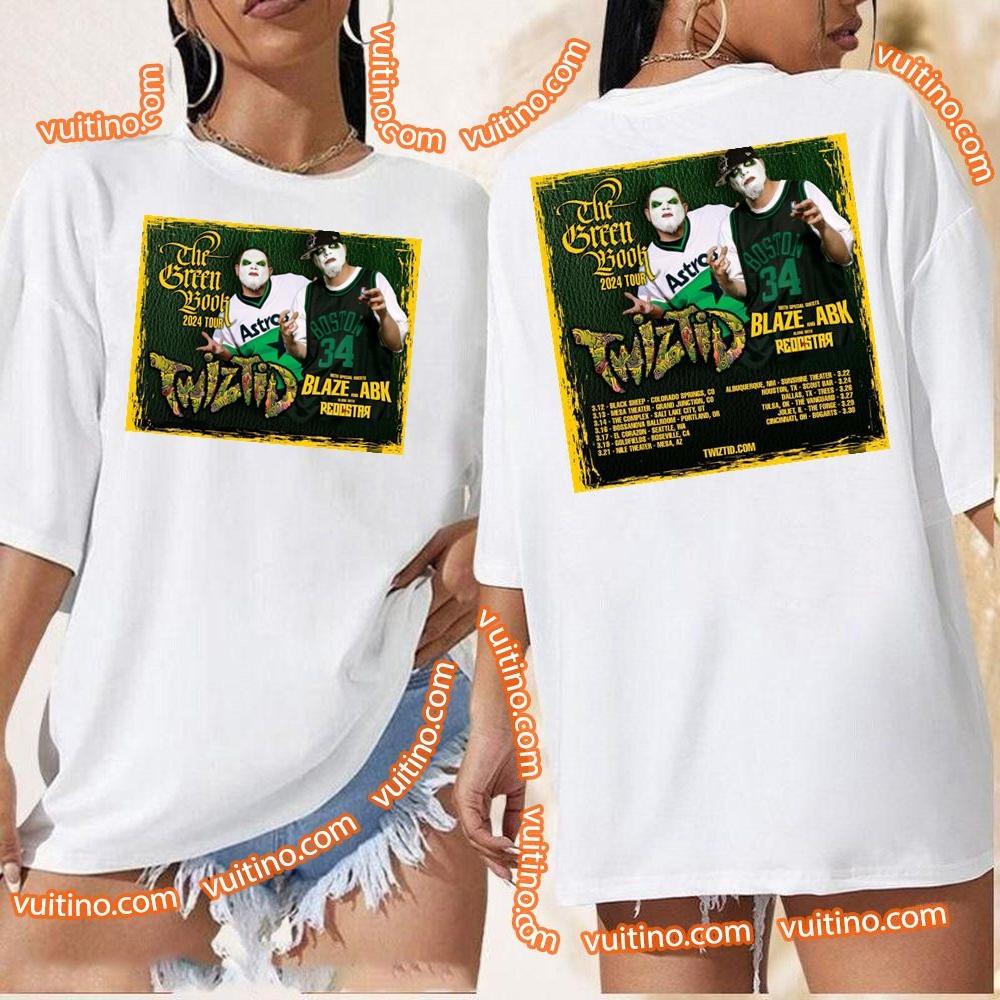 The Green Book Twiztid Komatose Dates Double Sides Merch