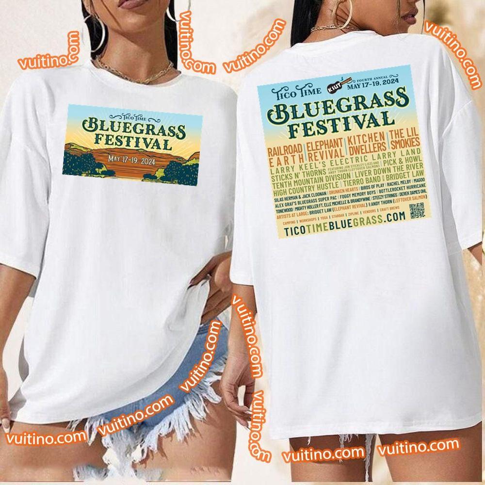 Tico Time Bluegrass Festival 2024 Double Sides Shirt
