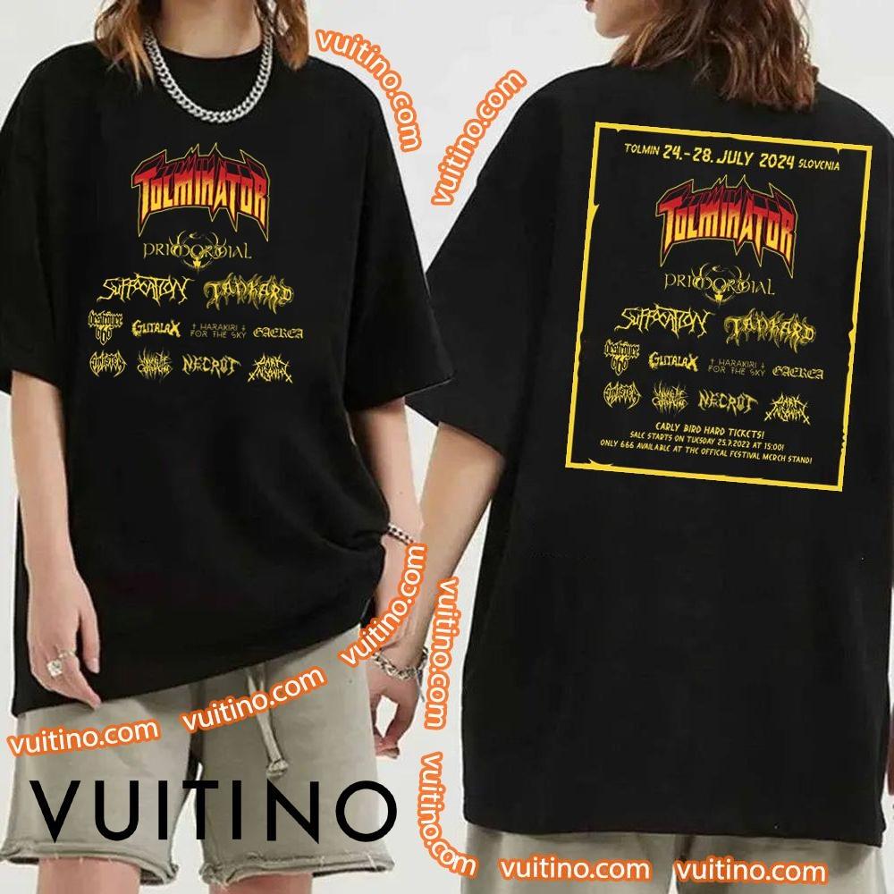 Tolminator July 2024 Suffocation And More Double Sides Shirt