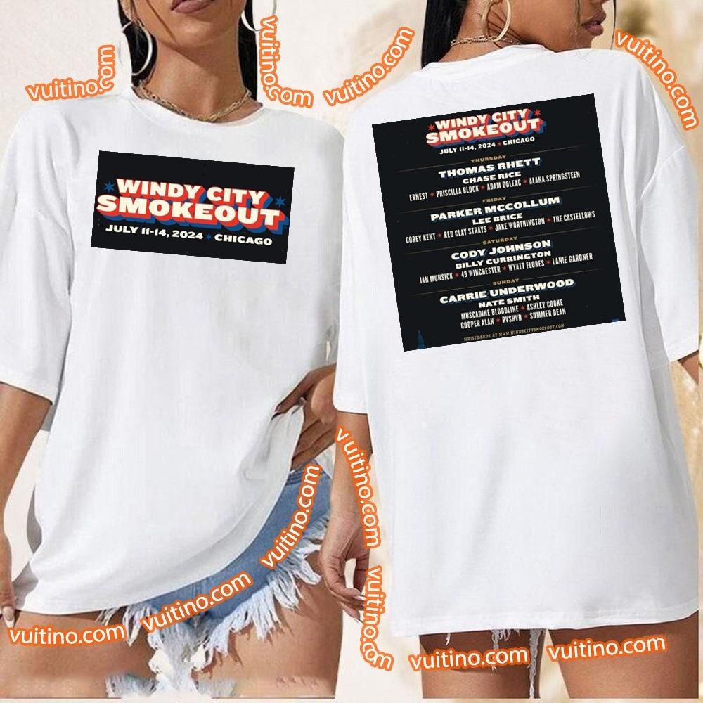 Windy City Smokeout 2024 Double Sides Apparel