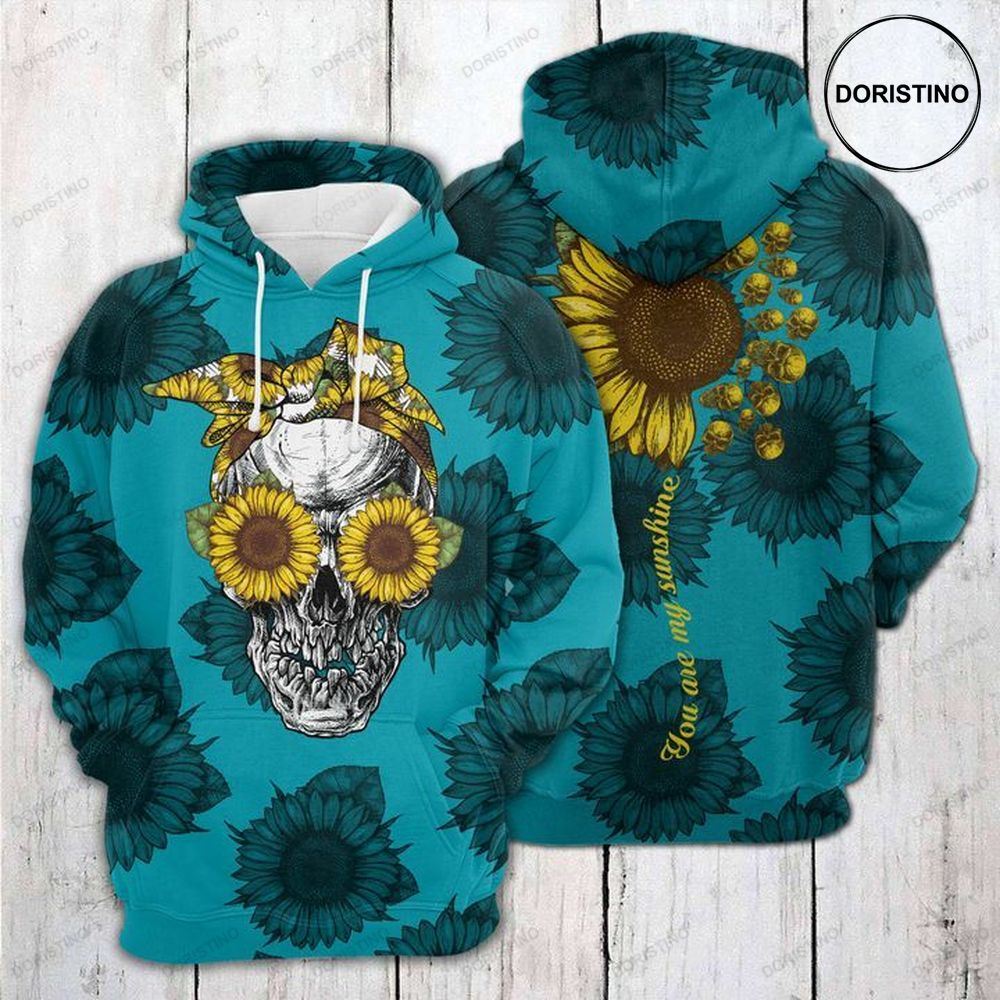 Sunflower Skull Limited Edition 3d Hoodie
