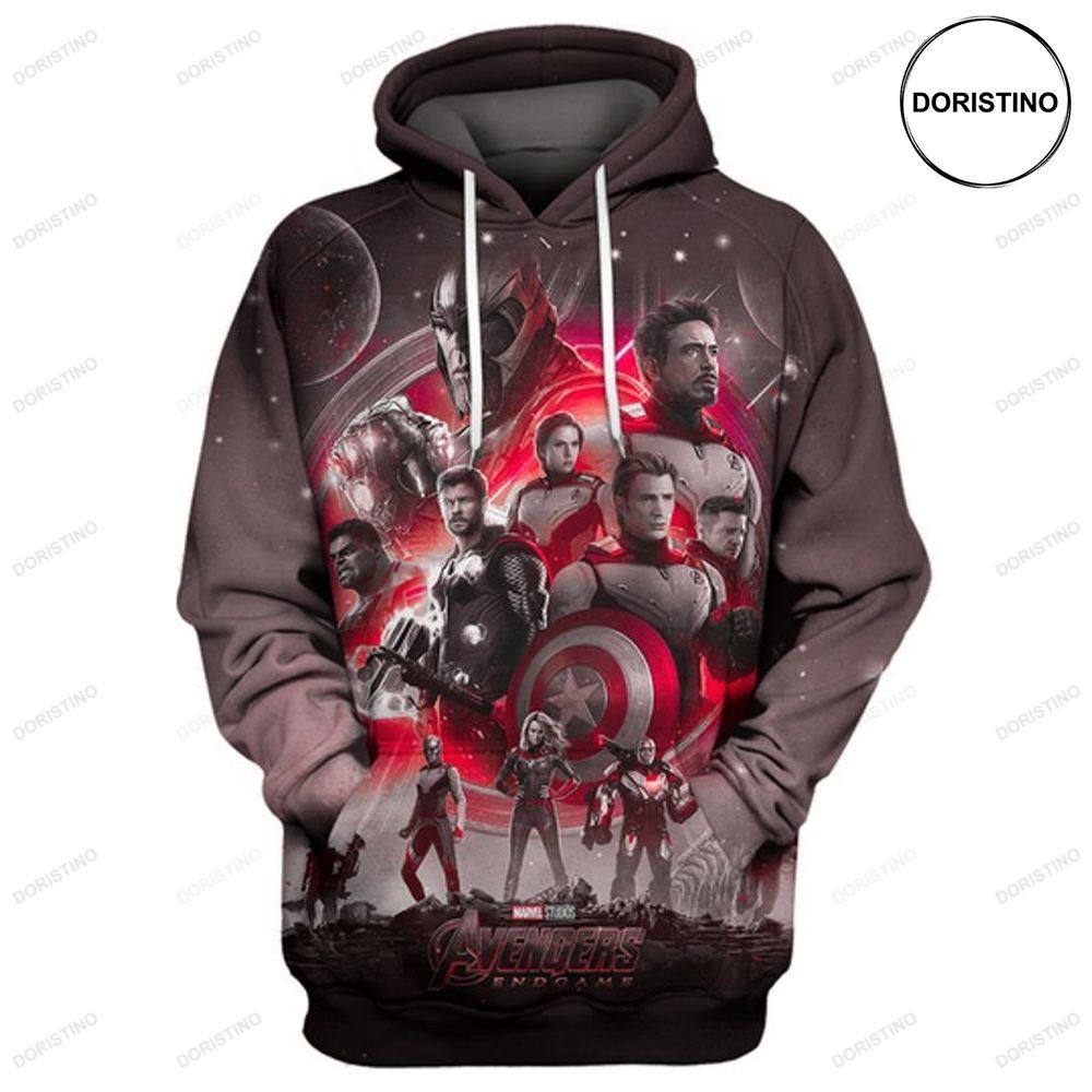 Superhero Avengers Marvel End Game Awesome 3D Hoodie