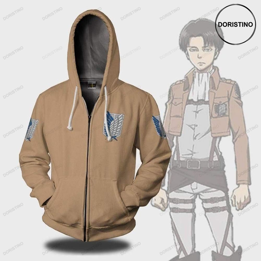 Survey Corps Attack On Titan Jacket Anime Uniform Costume All Over Print Hoodie