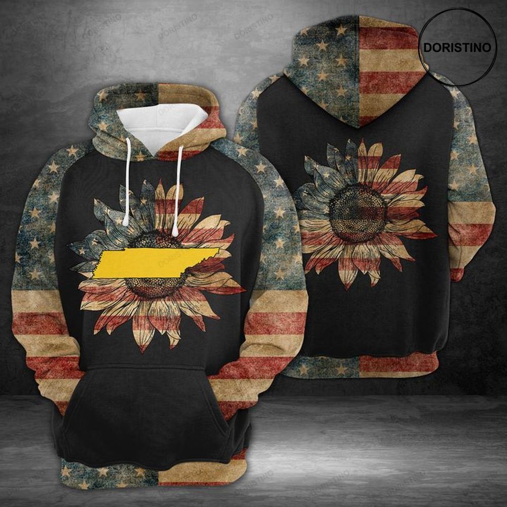 Tennessee American Awesome 3D Hoodie
