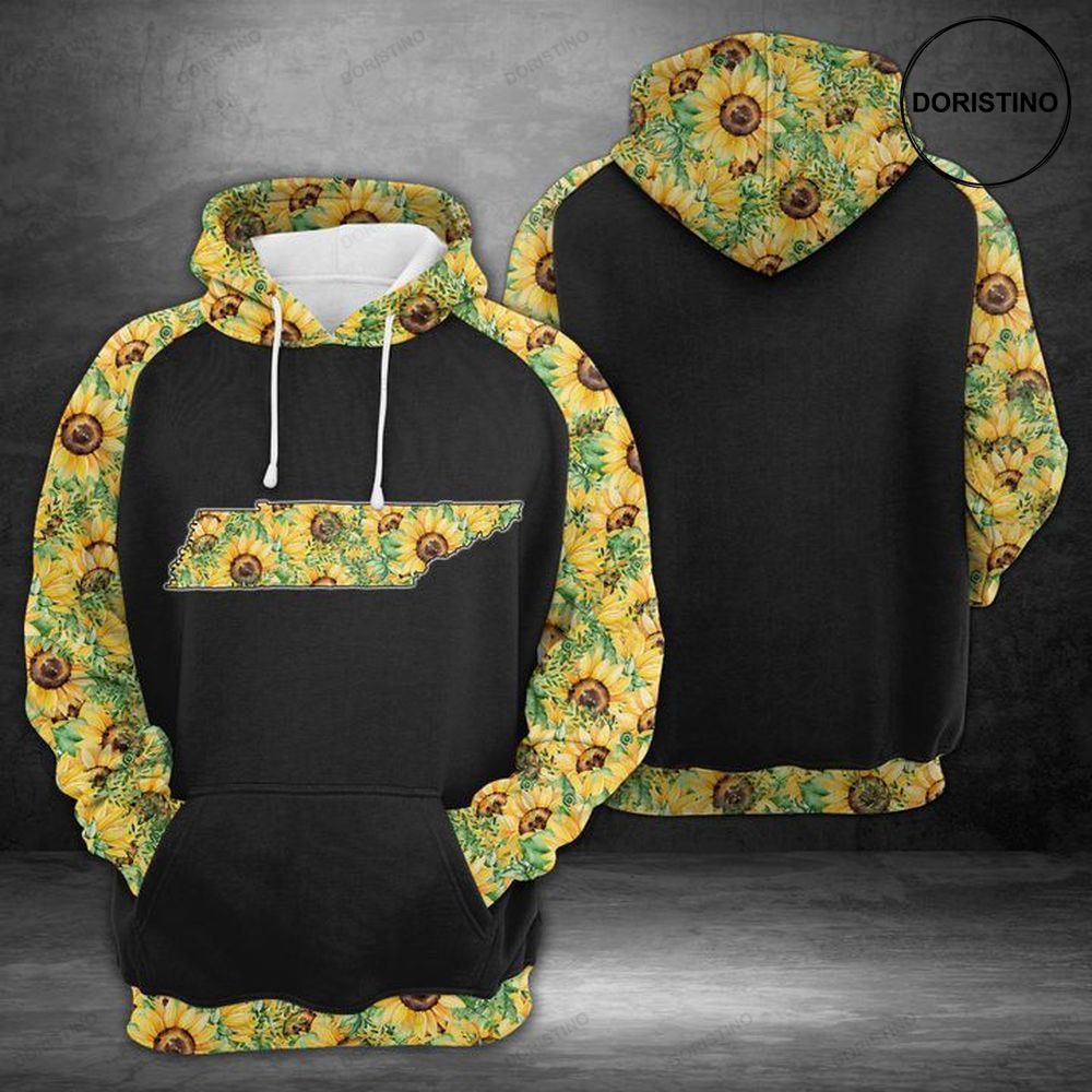Tennessee Sunflower All Over Print Hoodie