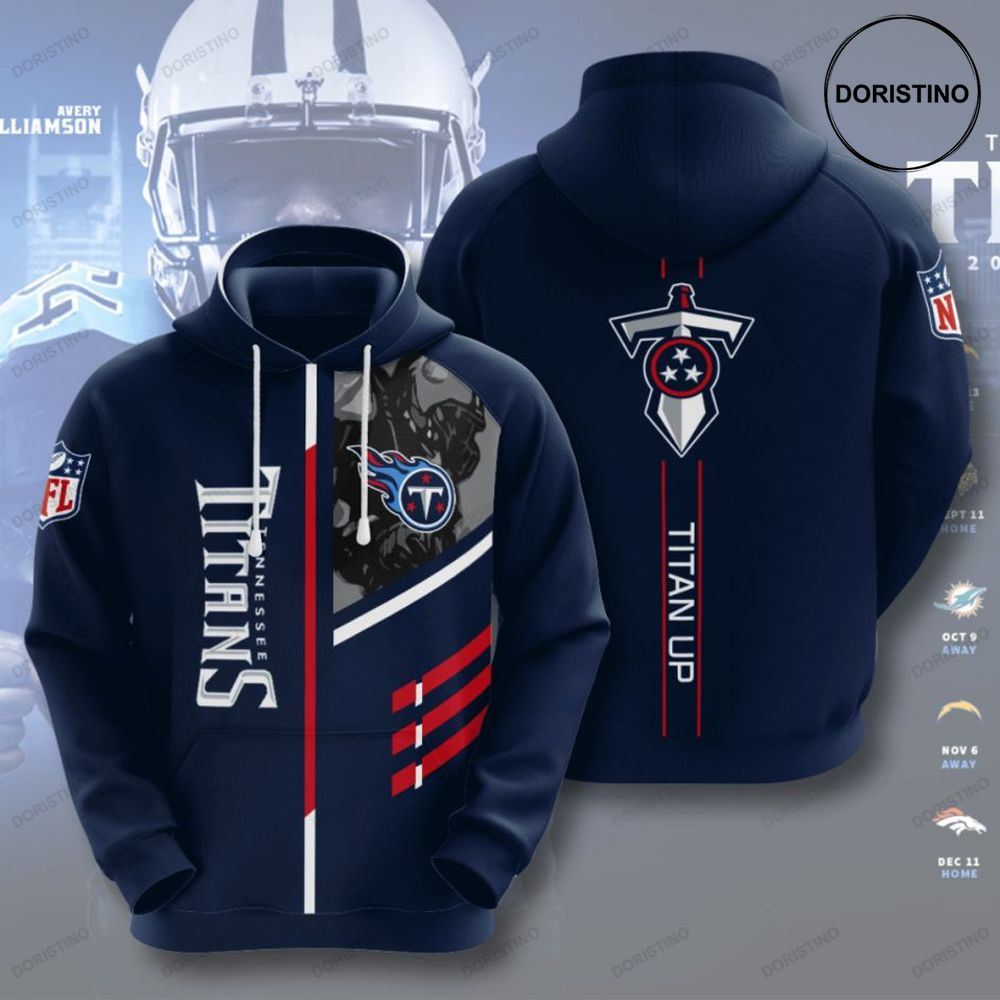 Tennessee Titans American Football All Over Print Hoodie
