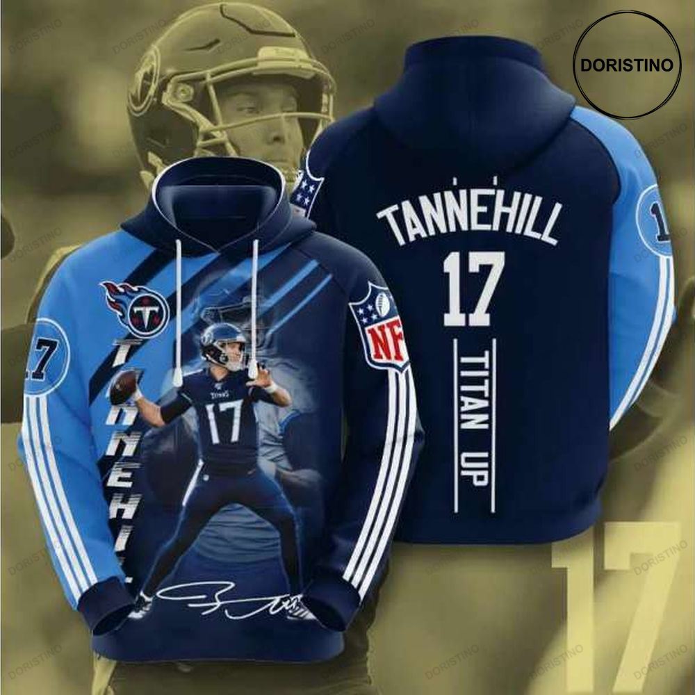 Tennessee Titans Ryan Tannehill 1238 Limited Edition 3d Hoodie