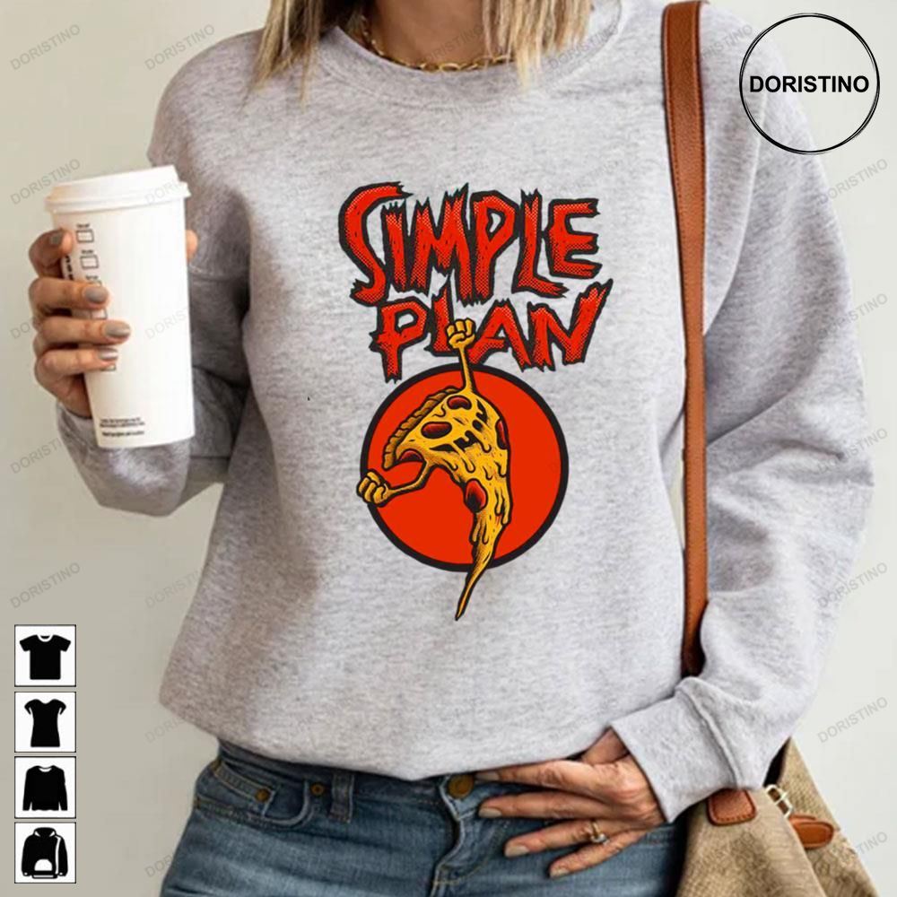 Funny Pizza Simple Plan Limited Edition T-shirts