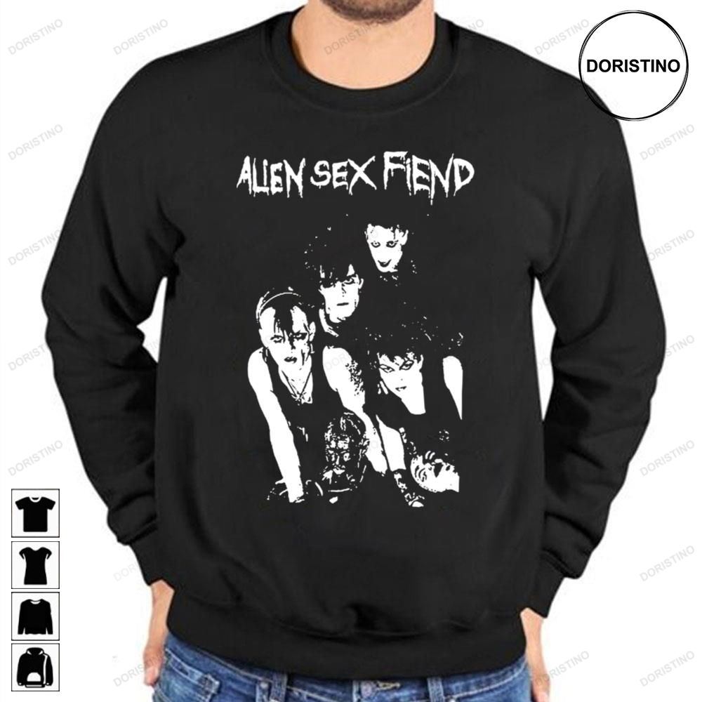 Face Members Alien Sex Fiend Music Trending Style